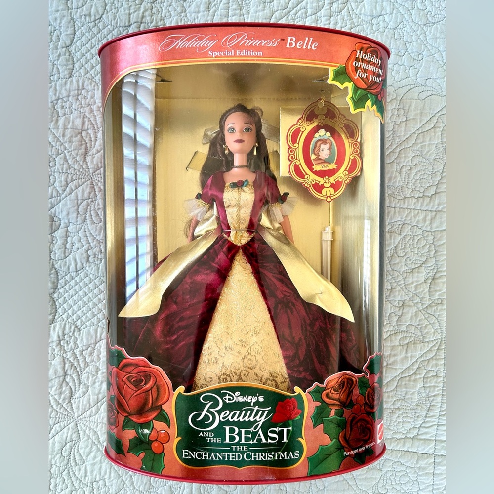 DISNEYS Special Edition, Holiday Princess Belle second in the series Barbie